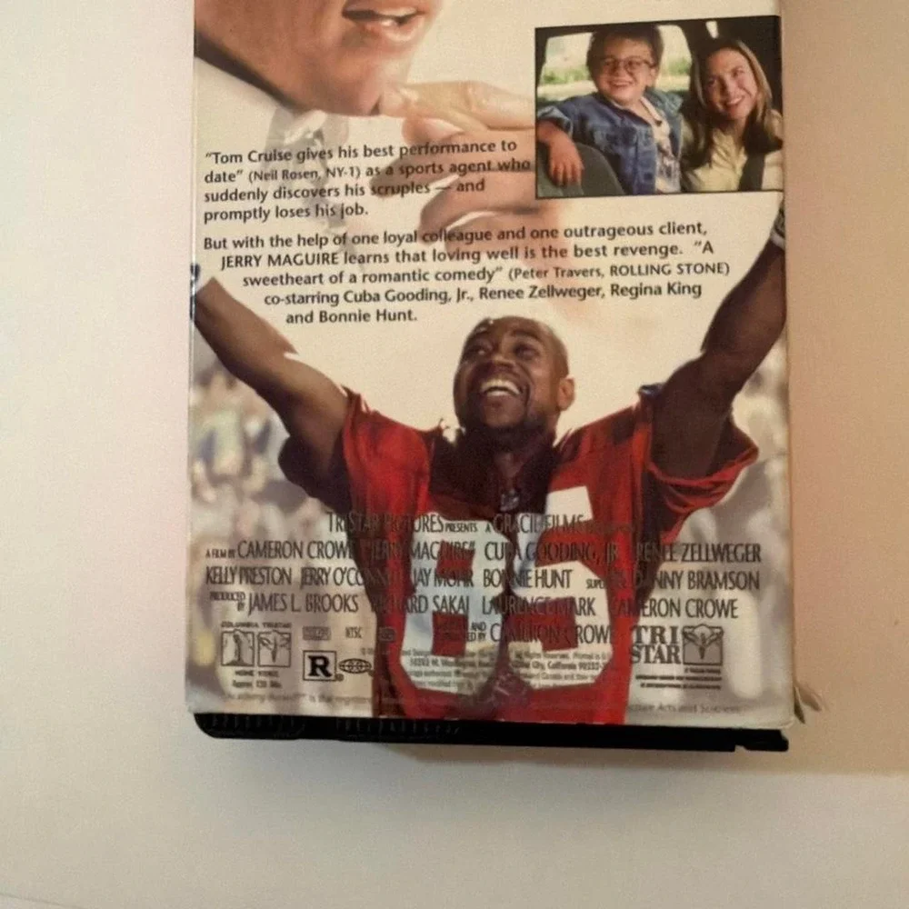 Y2K‎ retro Sports Comedy 1990 VHS Rush Hour , 1998 & Jerry Maguire VHS Tape
